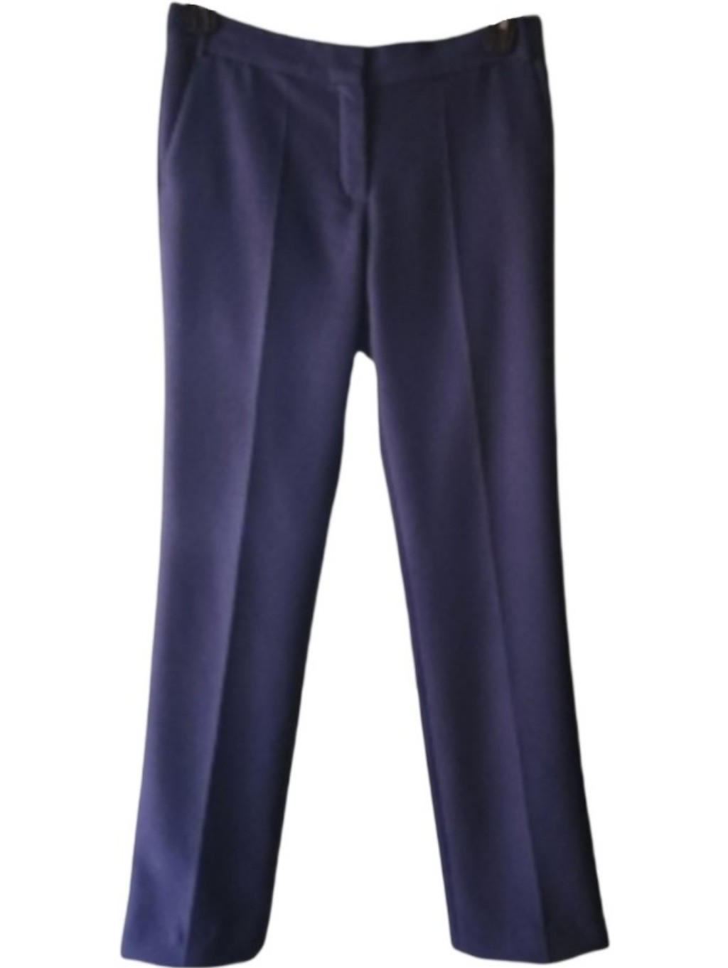 Bgl Navy Blue Straight Leg Dress Pants Tailored Trousers Quiet Luxury Size 6 Euc